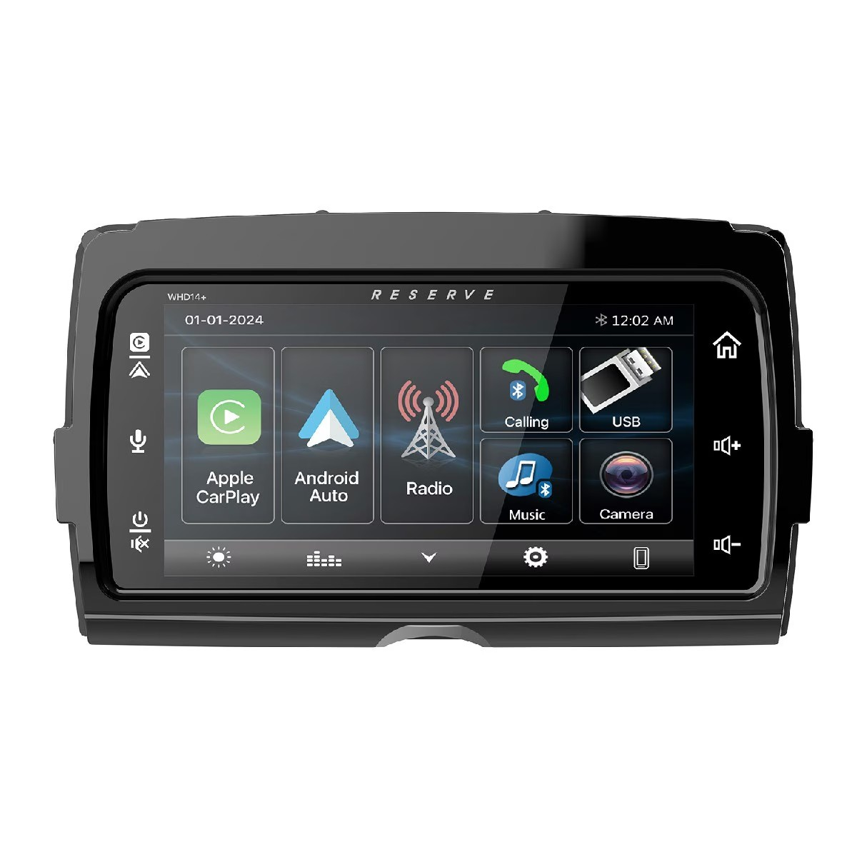 SOUNDSTREAM RESERVE PLUG-N-PLAY WIRELESS CARPLAY & ANDROID AUTO HARLEY DAVIDSON 2014+ HEADUNIT (WHD14+)