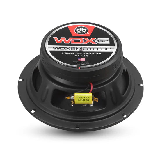 DB DRIVE 550 WATT LOUDSPEAKER & WEATHER RESISTANT (WDX8MOTO-G2)